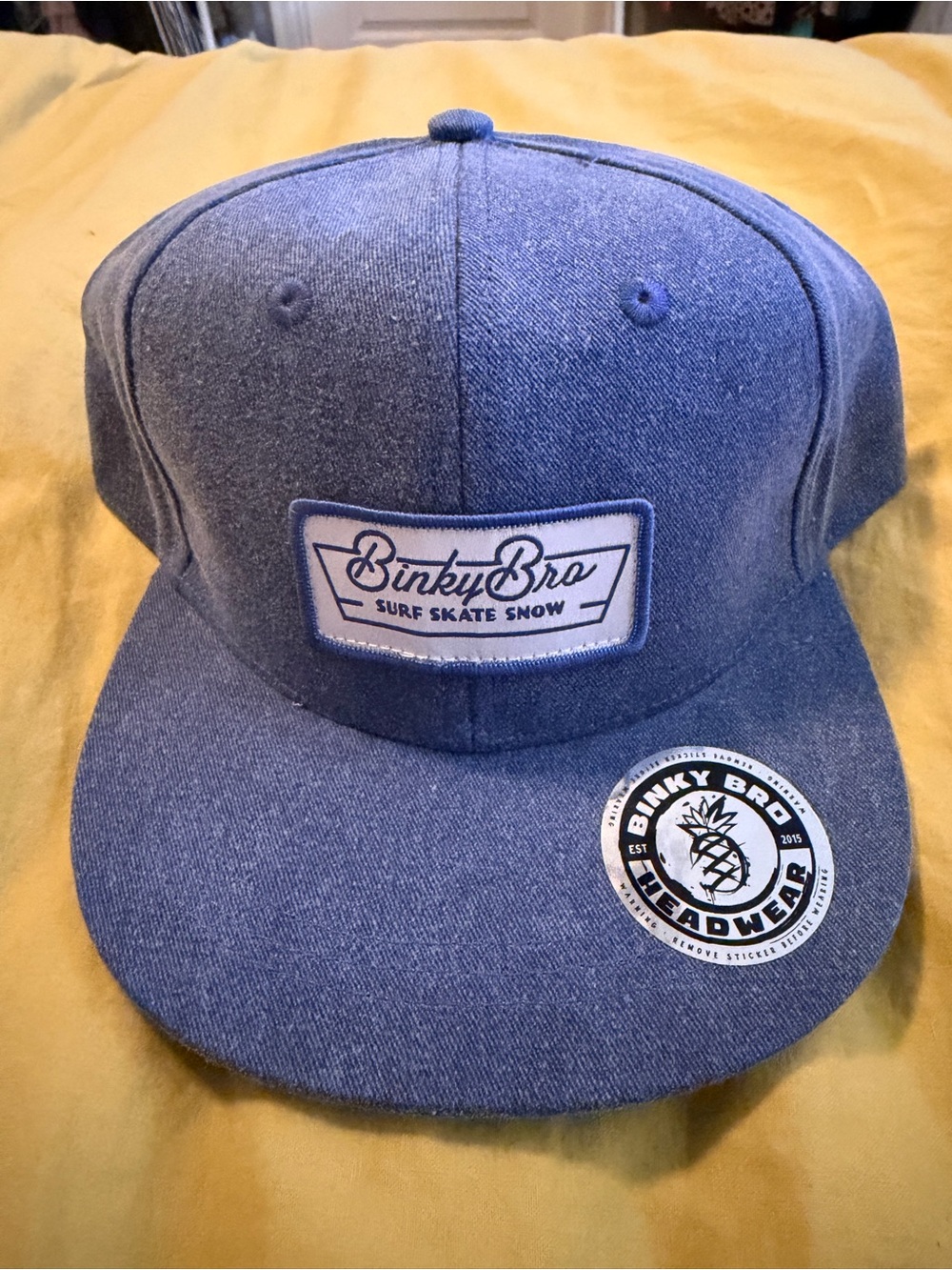 **NWT** Binky Bro- Blue Snapback Cap